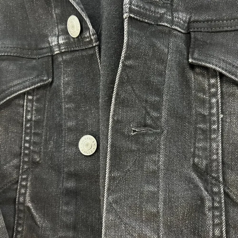 AE X Young Money Unisex Black Denim Jacket - Picture 5 of 15